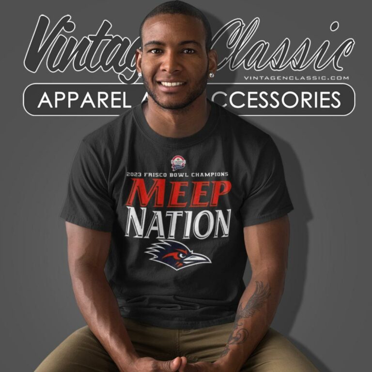 2023 Frisco Bowl Champions Utsa Roadrunners Football Meep Nation T Shirt 2023 Frisco Bowl Champions Utsa Roadrunners Football Meep Nation T Shirt