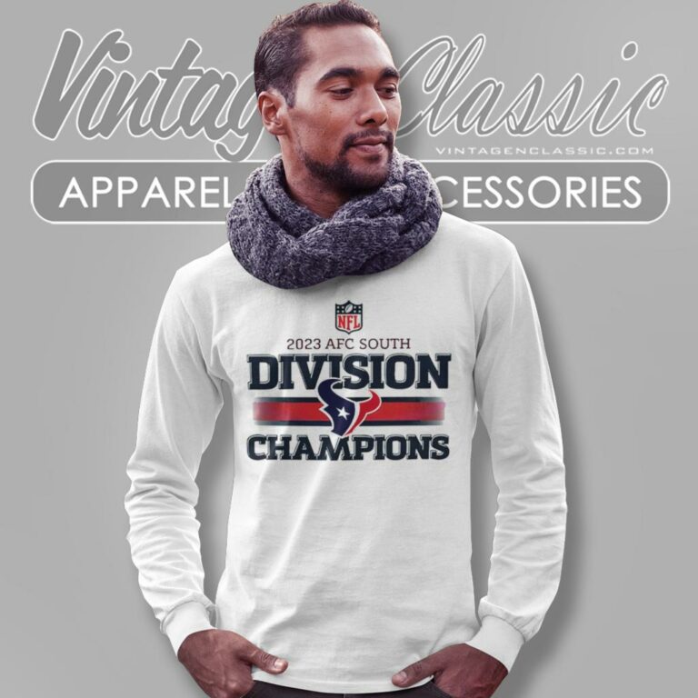 2023 Houston Texans Afc South Division Champions Long Sleeve Tee 2023 Houston Texans Afc South Division Champions Long Sleeve Tee