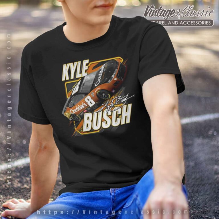 2023 Kyle Busch 8 Car Cheddars T Shirt 2023 Kyle Busch 8 Car Cheddars T Shirt
