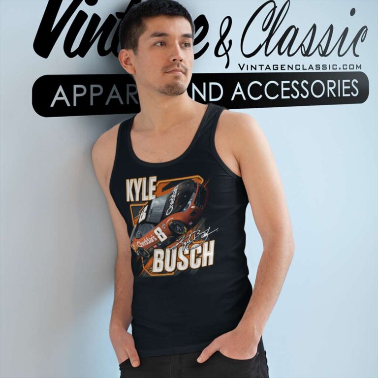 2023 Kyle Busch 8 Car Cheddars Tank Top Racerback 2023 Kyle Busch 8 Car Cheddars Tank Top Racerback