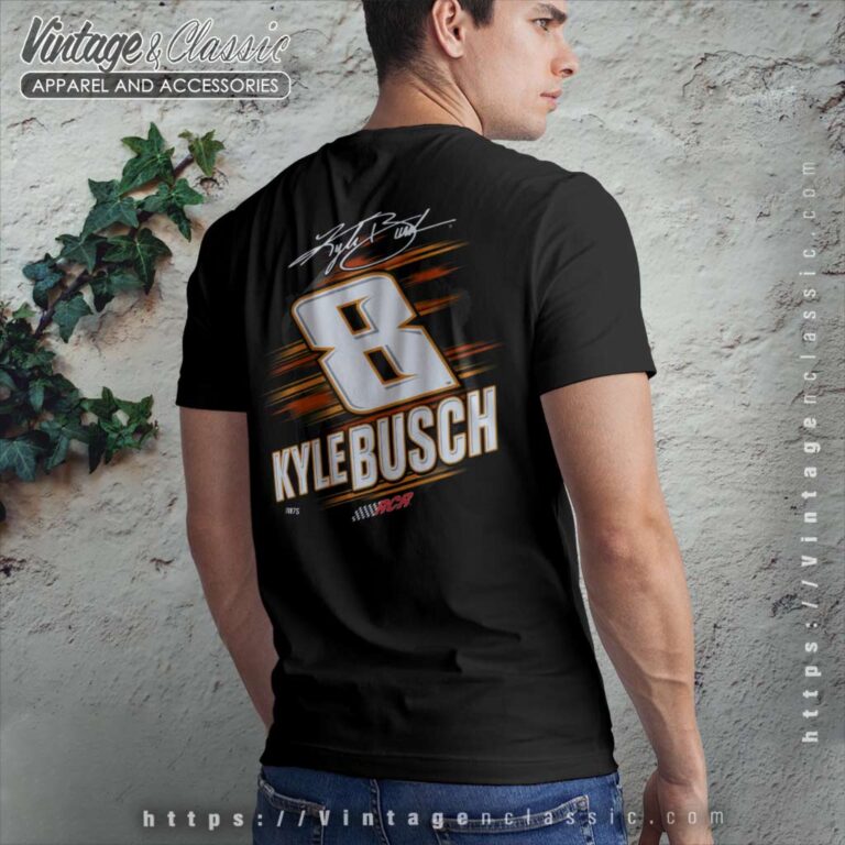 2023 Kyle Busch 8 Car Cheddars back tshirt 2023 Kyle Busch 8 Car Cheddars back tshirt