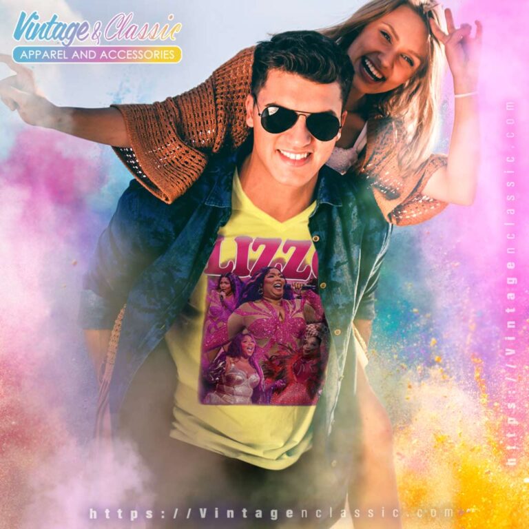 2023 Lizzo Retro 90s Style V Neck TShirt 2023 Lizzo Retro 90s Style V Neck TShirt