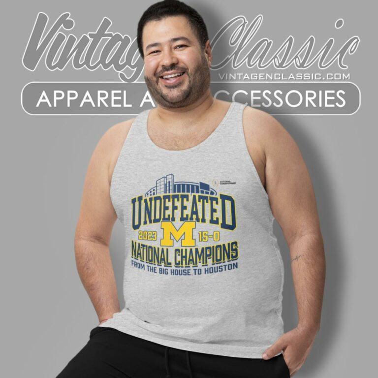 2023 Michigan Wolverines College Football Playoff National Champions Tank Top Racerback 2023 Michigan Wolverines College Football Playoff National Champions Tank Top Racerback
