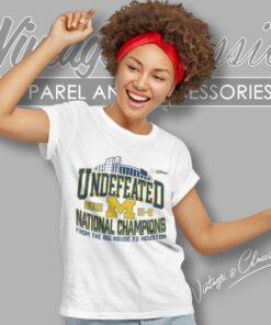2023 Michigan Wolverines College Football Playoff National Champions Women T Shirt