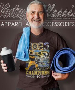 2023 Missouri Tigers Mascot Cotton Bowl Champions V Neck TShirt