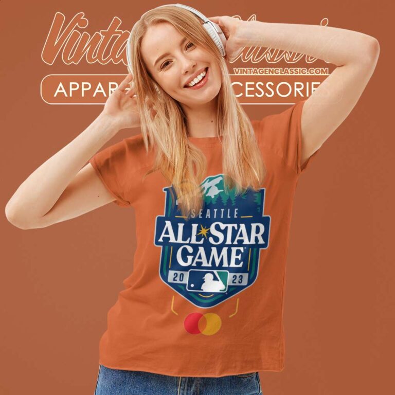 2023 Mlb All Star Game Logo Women TShirt 2023 Mlb All Star Game Logo Women TShirt