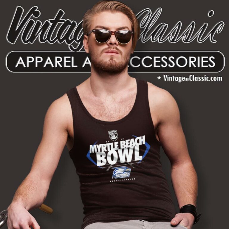 2023 Myrtle Beach Bowl Georgia Southern Eagles Tank Top Racerback 2023 Myrtle Beach Bowl Georgia Southern Eagles Tank Top Racerback