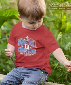 2023 NCAA Champions Duke Blue Devils Tshirt Kid 1