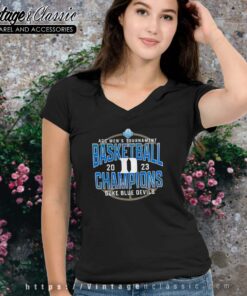2023 NCAA Champions Duke Blue Devils Vneck