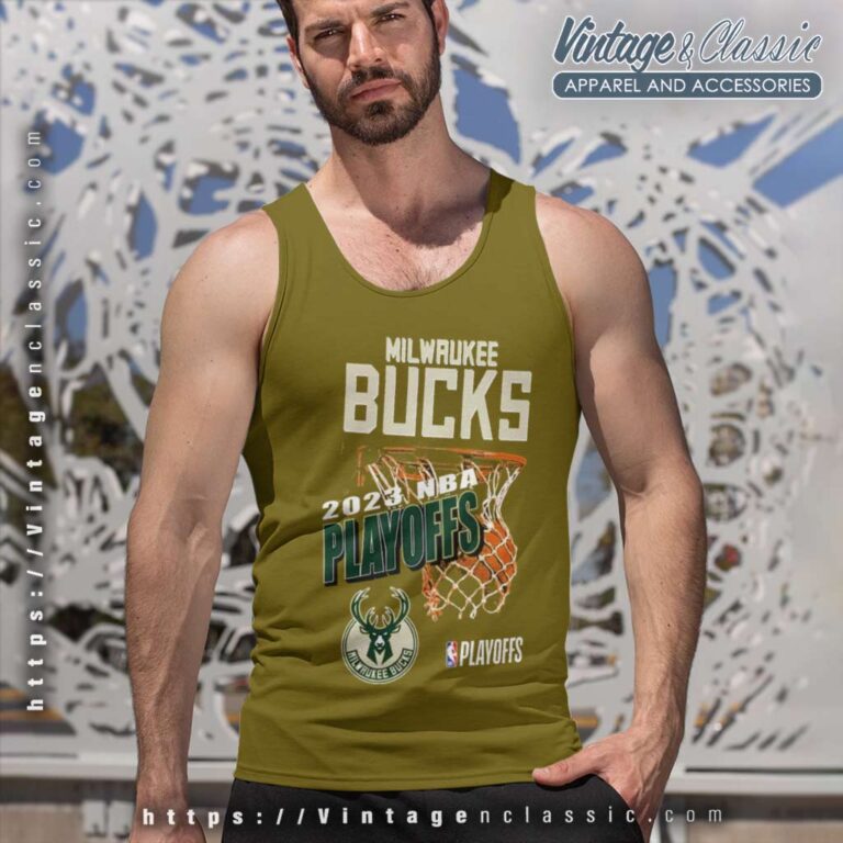 2023 Nba Playoffs Milwaukee Bucks Hype Tank Top Racerback 2023 Nba Playoffs Milwaukee Bucks Hype Tank Top Racerback