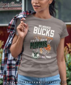 2023 Nba Playoffs Milwaukee Bucks Hype Women TShirt