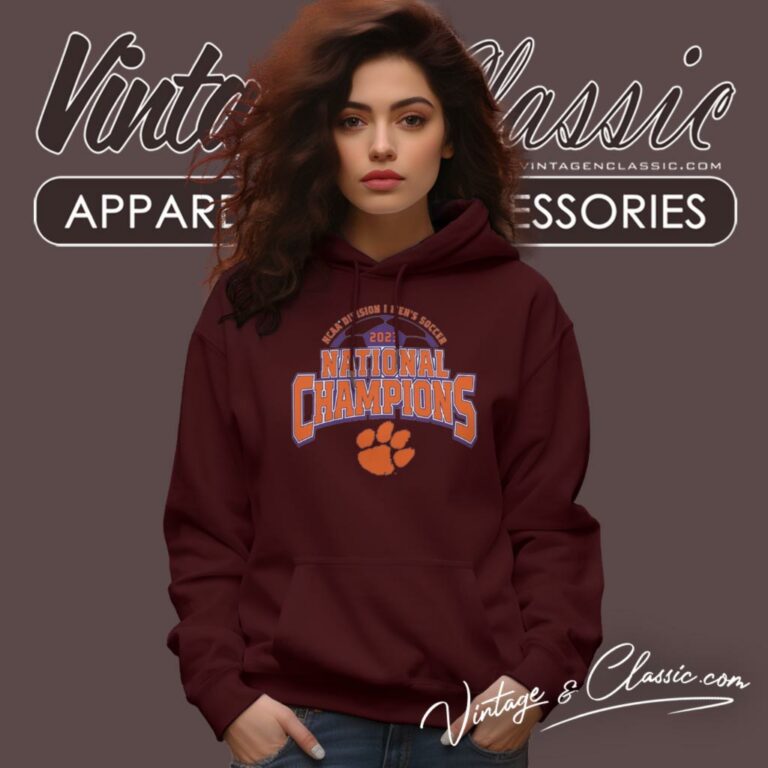 2023 Ncaa Mens Soccer National Champions Clemson Tigers Hoodie 2023 Ncaa Mens Soccer National Champions Clemson Tigers Hoodie