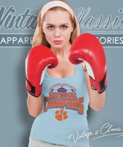 2023 Ncaa Mens Soccer National Champions Clemson Tigers Tank Top Racerback