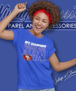 2023 Nfc Champions 49ers Are All In Women TShirt