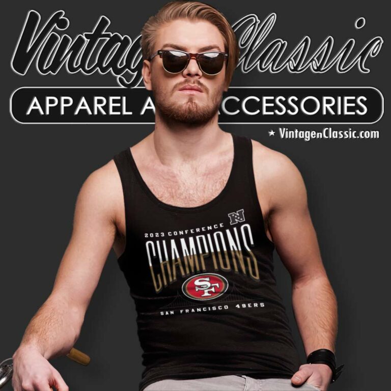 2023 Nfc Conference Champions 49ers Tank Top Racerback 2023 Nfc Conference Champions 49ers Tank Top Racerback