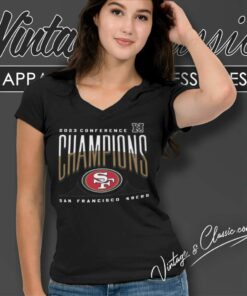 2023 Nfc Conference Champions 49ers V Neck TShirt