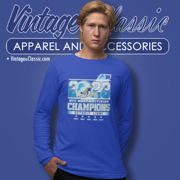 2023 Nfc North Division Champions Lions Long Sleeve Tee 2023 Nfc North Division Champions Lions Long Sleeve Tee