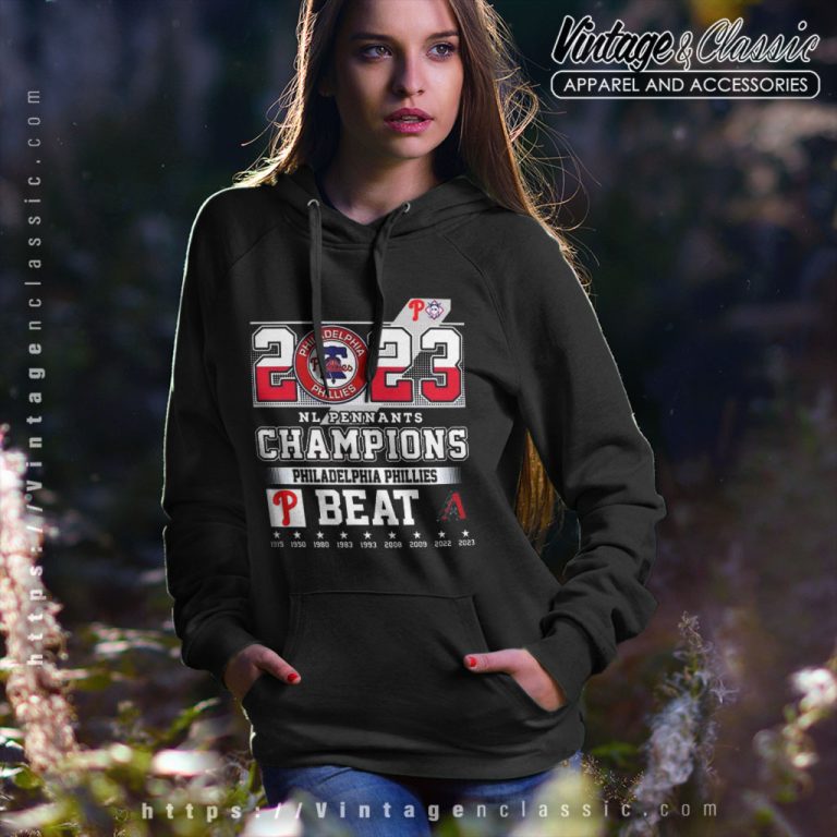 2023 Nl Pennants Champions Philadelphia Phillies Beat Arizona Diamondbacks Hoodie 2023 Nl Pennants Champions Philadelphia Phillies Beat Arizona Diamondbacks Hoodie