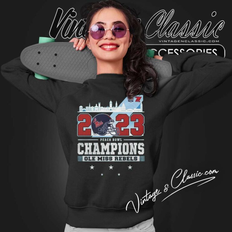 2023 Peach Bowl Champions Ole Miss Sweatshirt 2023 Peach Bowl Champions Ole Miss Sweatshirt