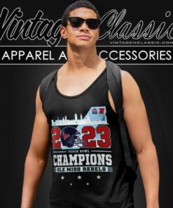 2023 Peach Bowl Champions Ole Miss Tank Top Racerback
