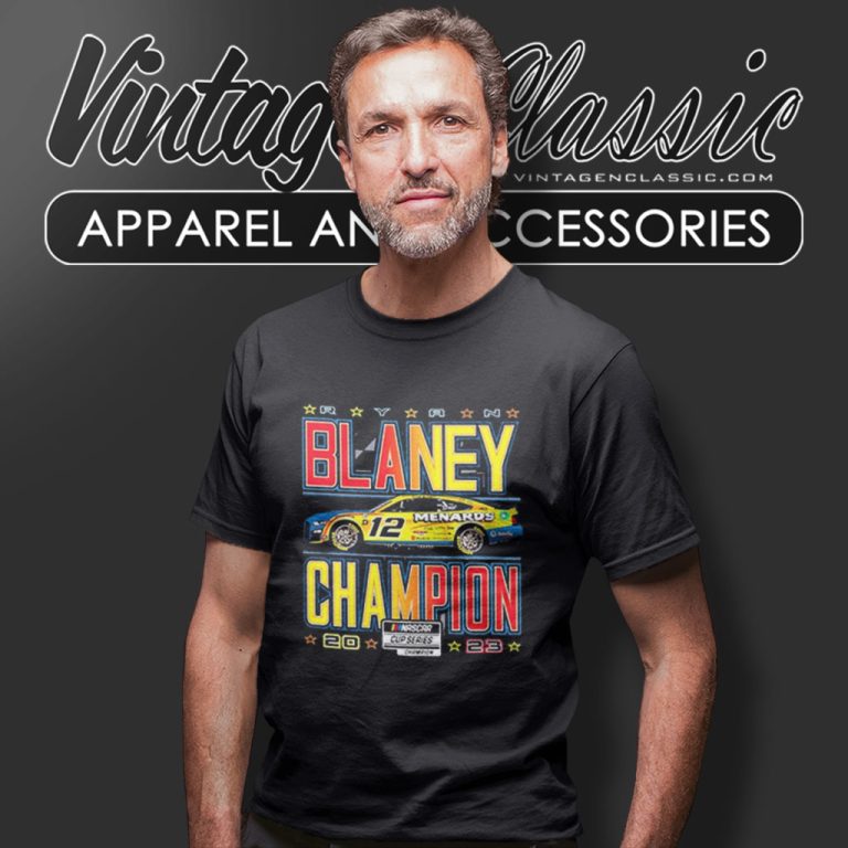 2023 Ryan Blaney Team Penske Nascar Cup Series Champion T Shirt 2023 Ryan Blaney Team Penske Nascar Cup Series Champion T Shirt