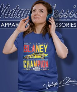 2023 Ryan Blaney Team Penske Nascar Cup Series Champion Women T Shirt