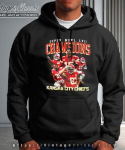 2023 Super Bowl Kansas City Chiefs Celebrate Red Kingdom Hoodie
