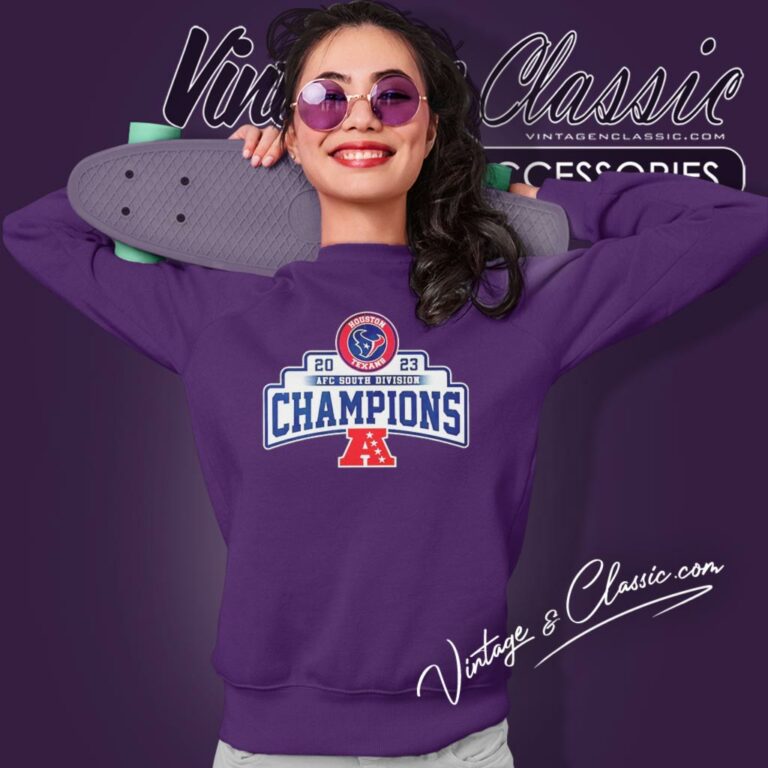 2023 Texans Afc South Division Champions Sweatshirt 2023 Texans Afc South Division Champions Sweatshirt