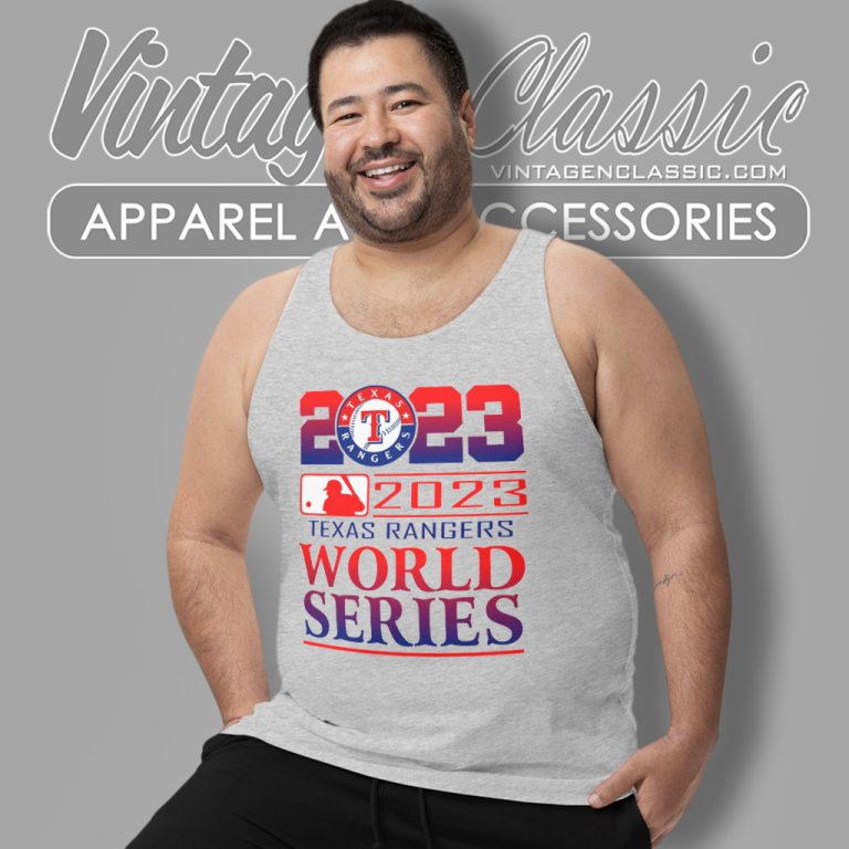 2023 Texas Rangers World Series Tank Top Racerback 2023 Texas Rangers World Series Tank Top Racerback
