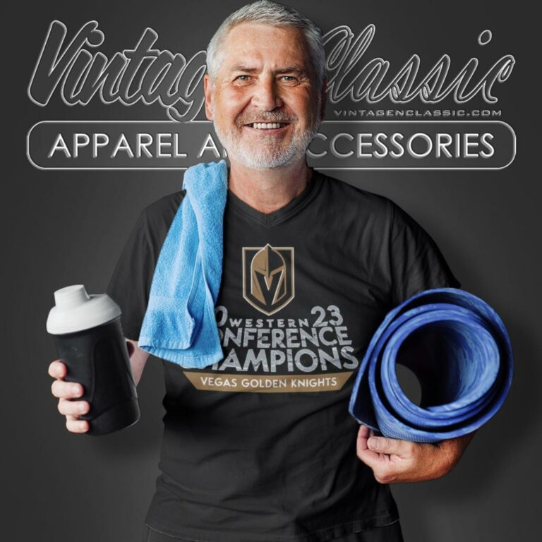 2023 Western Conference Champions Vegas Golden Knights V Neck TShirt 2023 Western Conference Champions Vegas Golden Knights V Neck TShirt