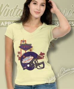 2024 Las Vegas Football Party Super Fun V Neck TShirt