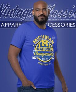 2024 Michigan Wolverines CFP National Championship Houston TX Shirt 4 2024 Michigan Wolverines Cfp National Championship Houston Tx T Shirt