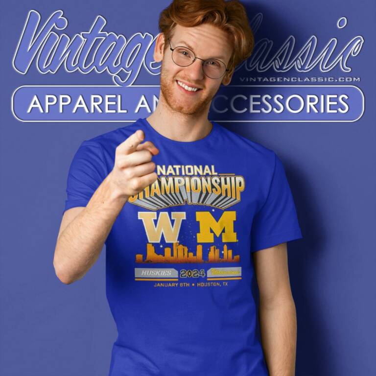2024 National Championship Game Head To Head Skyline Michigan Wolverines Vs Washington Huskies T Shirt 2024 National Championship Game Head To Head Skyline Michigan Wolverines Vs Washington Huskies T Shirt