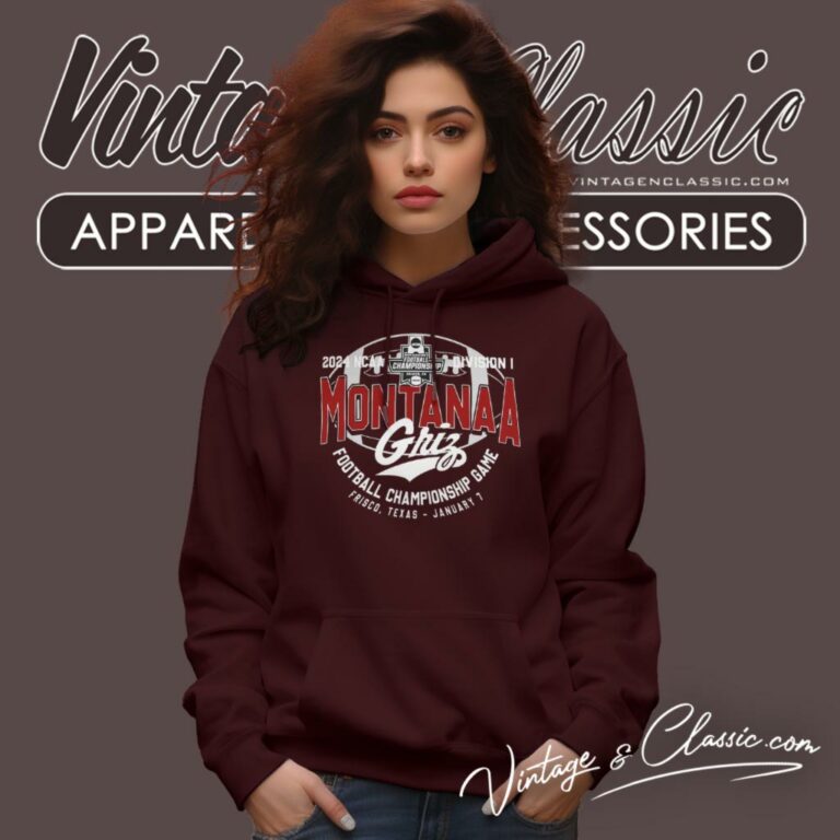 Montana Grizzlies 2024 NCAA Division I Football Championship Game Frisco Texas January 7 Hoodie Montana Grizzlies 2024 NCAA Division I Football Championship Game Frisco Texas January 7 Hoodie