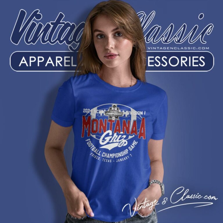 Montana Grizzlies 2024 NCAA Division I Football Championship Game Frisco Texas January 7 Women T Shirt Montana Grizzlies 2024 NCAA Division I Football Championship Game Frisco Texas January 7 Women T Shirt