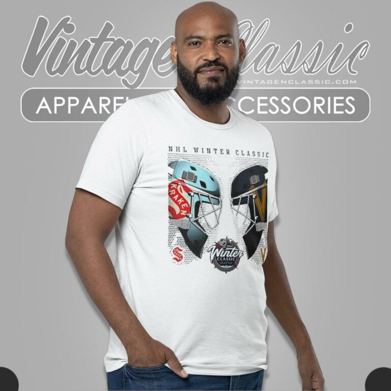 2024 Nhl Winter Classic Seattle Kraken Vs Vegas Golden Knights Helmet Logo T Shirt 2024 Nhl Winter Classic Seattle Kraken Vs Vegas Golden Knights Helmet Logo T Shirt