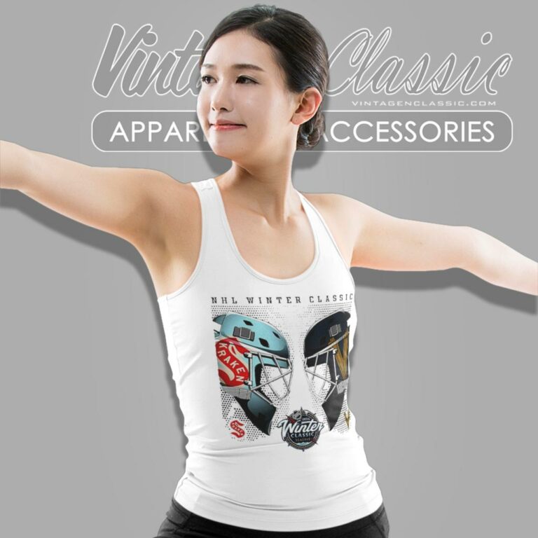 2024 Nhl Winter Classic Seattle Kraken Vs Vegas Golden Knights Helmet Logo Tank Top Racerback 2024 Nhl Winter Classic Seattle Kraken Vs Vegas Golden Knights Helmet Logo Tank Top Racerback