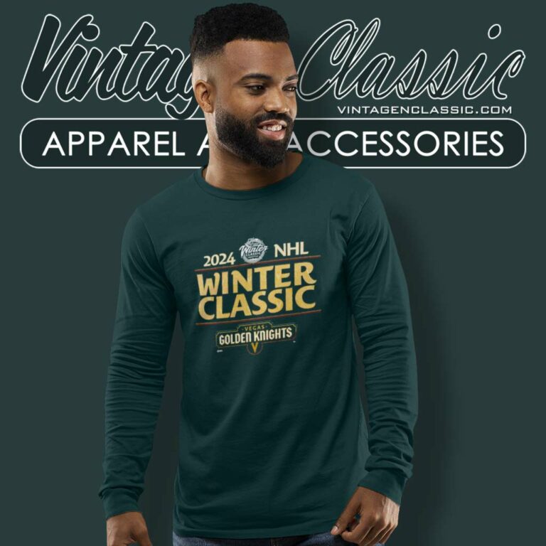 2024 Nhl Winter Vegas Golden Knights Logo Long Sleeve Tee 2024 Nhl Winter Vegas Golden Knights Logo Long Sleeve Tee