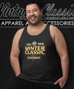 2024 Nhl Winter Vegas Golden Knights Logo Tank Top Racerback