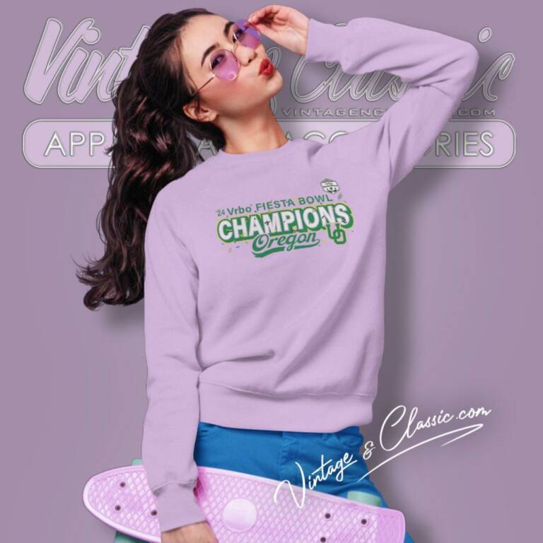 2024 Oregon Ducks Fiesta Bowl Champions Sweatshirt 2024 Oregon Ducks Fiesta Bowl Champions Sweatshirt