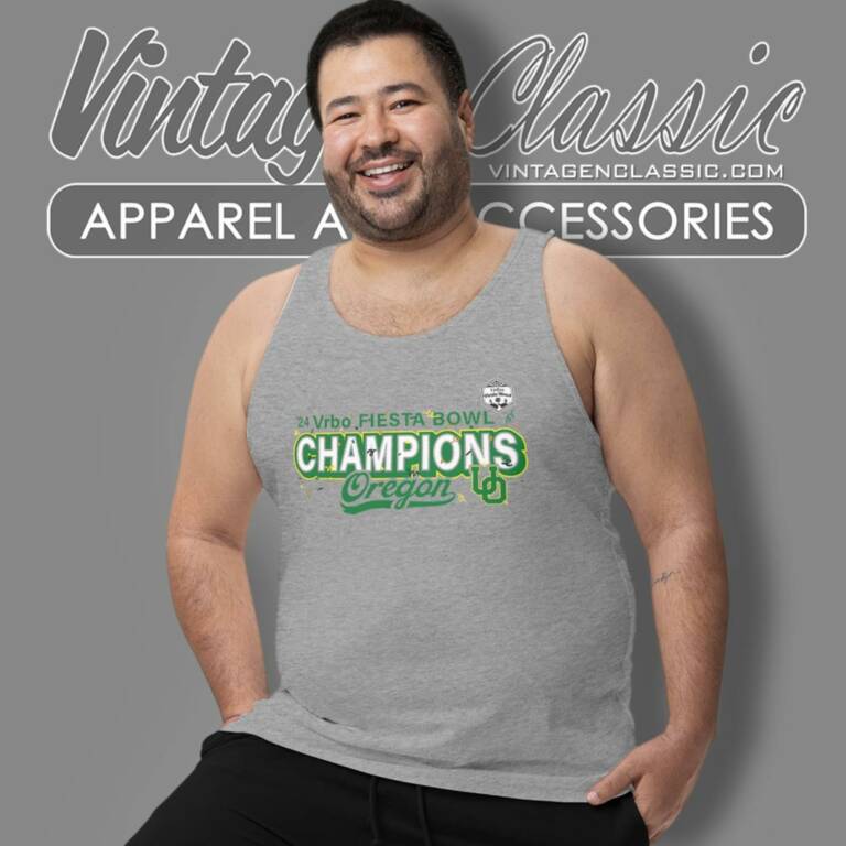 2024 Oregon Ducks Fiesta Bowl Champions Tank Top Racerback 2024 Oregon Ducks Fiesta Bowl Champions Tank Top Racerback