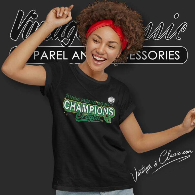 2024 Oregon Ducks Fiesta Bowl Champions Women T Shirt 2024 Oregon Ducks Fiesta Bowl Champions Women T Shirt