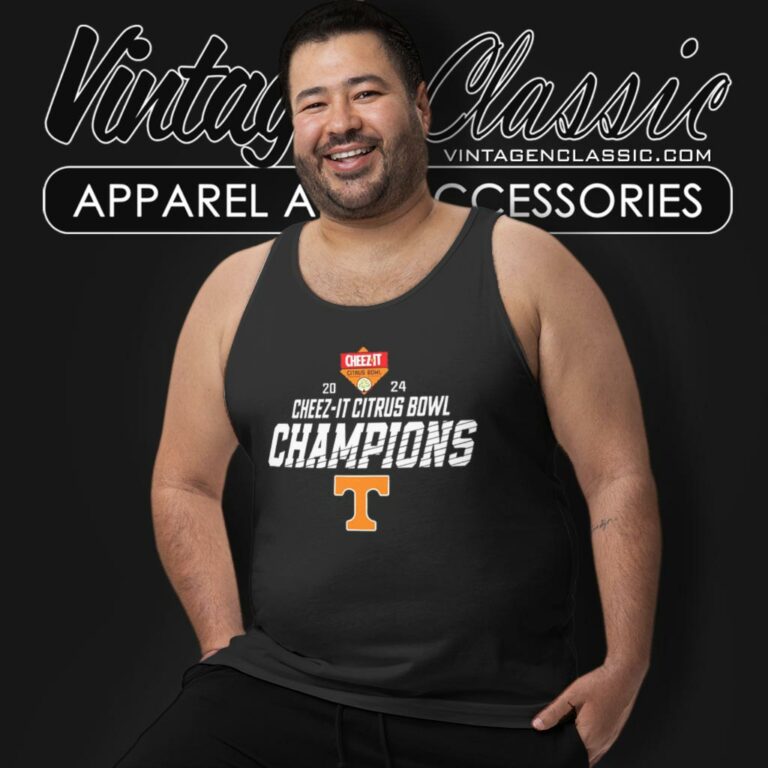 2024 Tennessee Volunteers Cheez It Citrus Bowl Champions Tank Top Racerback 2024 Tennessee Volunteers Cheez It Citrus Bowl Champions Tank Top Racerback