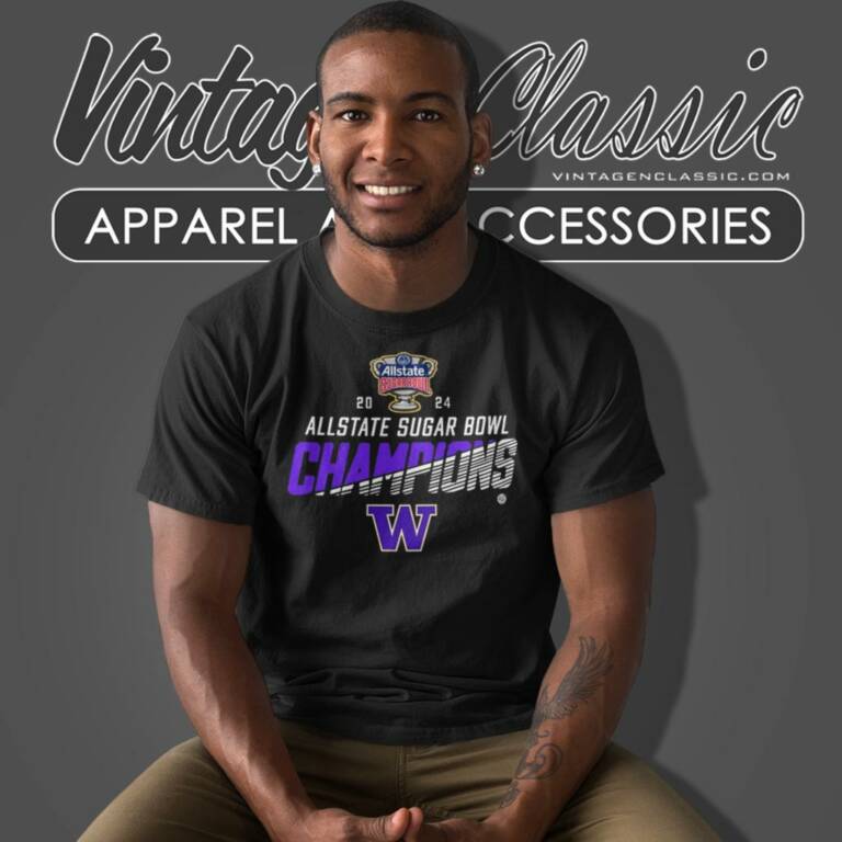 2024 Washington Huskies Allstate Sugar Bowl Champions T Shirt 2024 Washington Huskies Allstate Sugar Bowl Champions T Shirt
