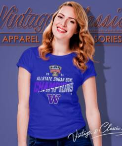 2024 Washington Huskies Allstate Sugar Bowl Champions Women T Shirt