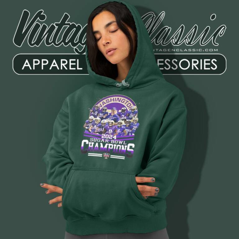 2024 Washington Huskies Sugar Bowl Champions Football Signatures Hoodie 2024 Washington Huskies Sugar Bowl Champions Football Signatures Hoodie