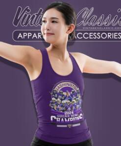 2024 Washington Huskies Sugar Bowl Champions Football Signatures Tank Top Racerback