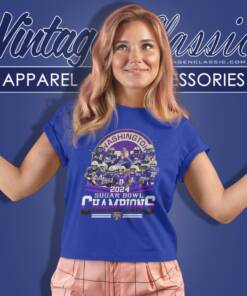 2024 Washington Huskies Sugar Bowl Champions Football Signatures Women T Shirt