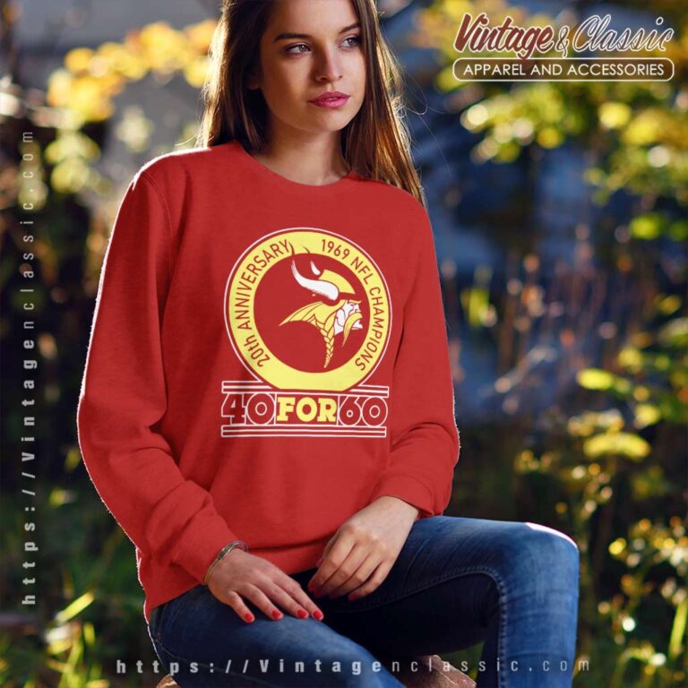 20th Anniversary 1969 Nfl Championships Vikings Sweatshirt 20th Anniversary 1969 Nfl Championships Vikings Sweatshirt