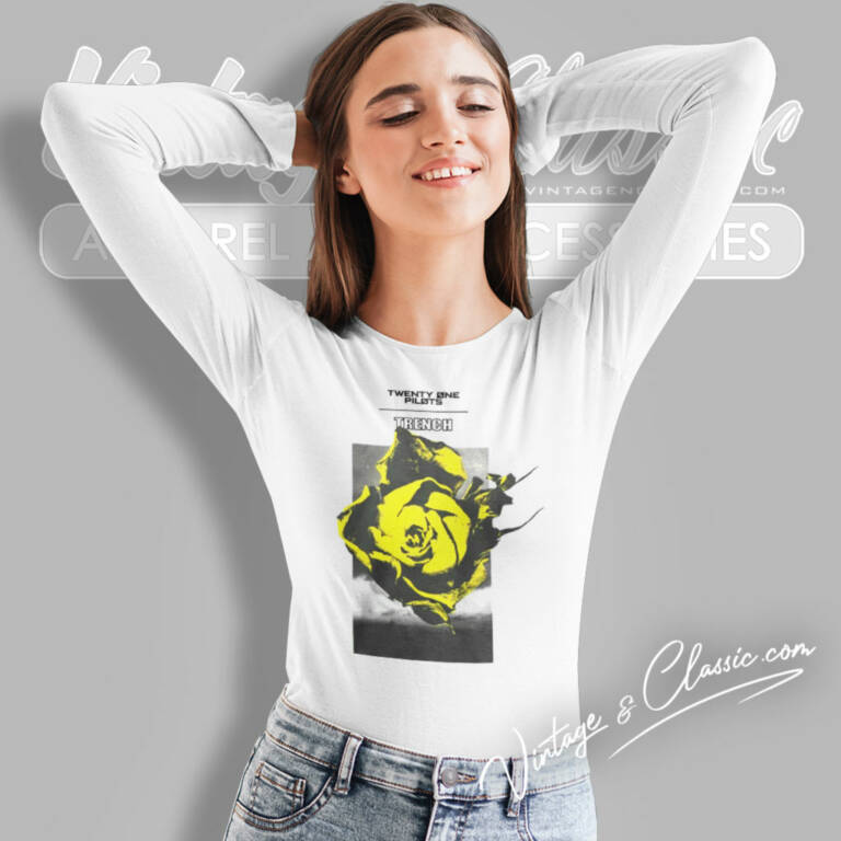 21 Pilots Yellow Flower Long Sleeve Tee 21 Pilots Yellow Flower Long Sleeve Tee